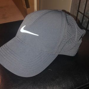 Black Nike athletic hat